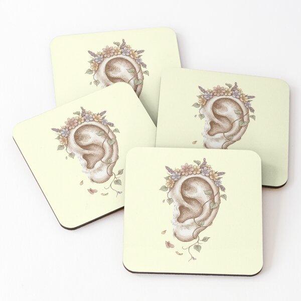 Item preview, Oreja con flores designed and sold by BiaSMartins.