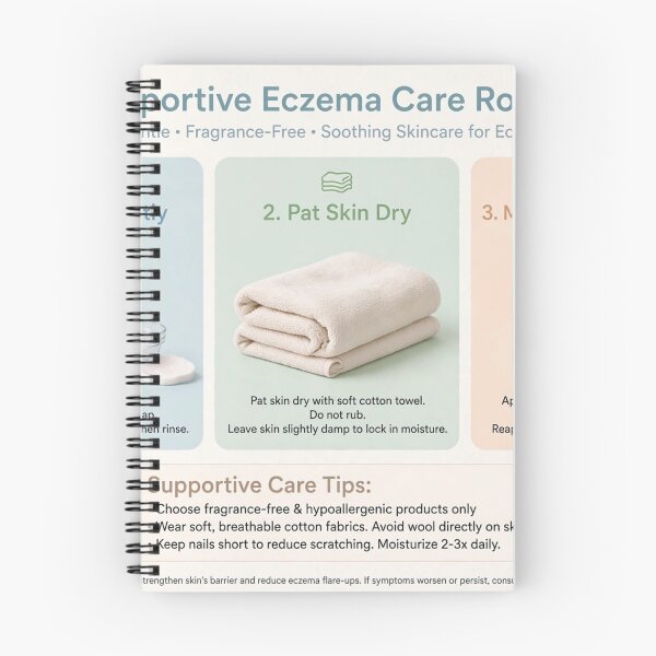 Item preview, Eczema Routine advices.  designed and sold by Valgasnews011.