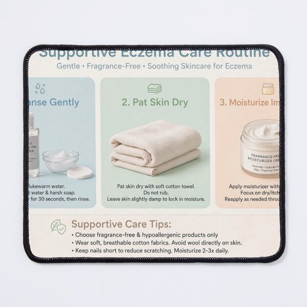 Item preview, Eczema Routine advices. designed and sold by Valgasnews011.