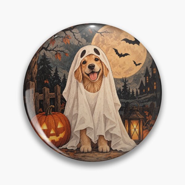 Item preview, Halloween Golden Retriever designed and sold by Petsthetic.