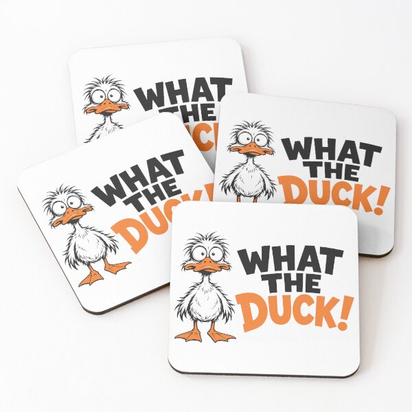 Item preview, What The Duck! – Funny Sarcastic Duck Retro Vintage Design designed and sold by afOOli.