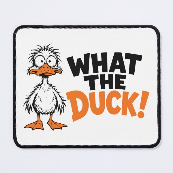 Item preview, What The Duck! – Funny Sarcastic Duck Retro Vintage Design designed and sold by afOOli.