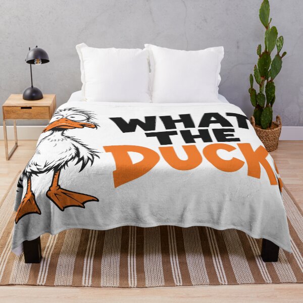 Item preview, What The Duck! – Funny Sarcastic Duck Retro Vintage Design designed and sold by afOOli.