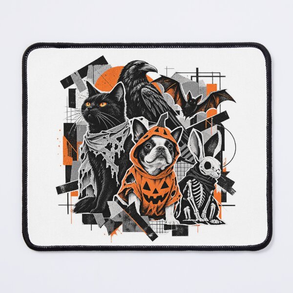 Item preview, Spooky Animals Gothic Geometric Streetwear Poster designed and sold by zzz888.