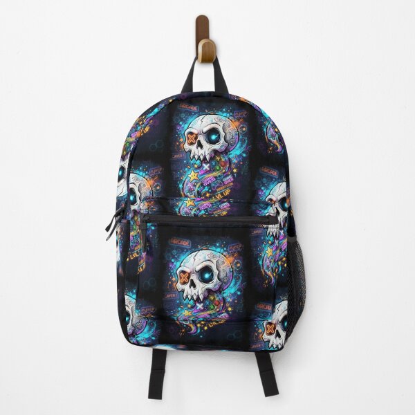 Item preview, Retro Arcade Gamer Skull Game Over Design designed and sold by Skulls & Calaveras.