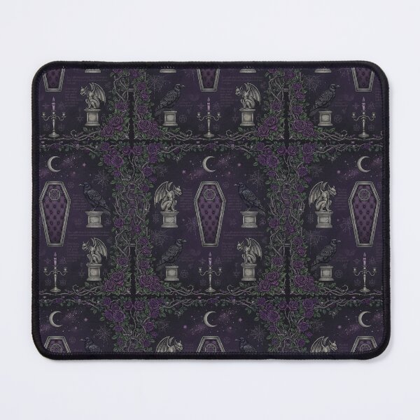 Item preview, Gothic Victorian Occult Coffin Candelabra & Raven Dark Purple designed and sold by VØDUM® STORE.