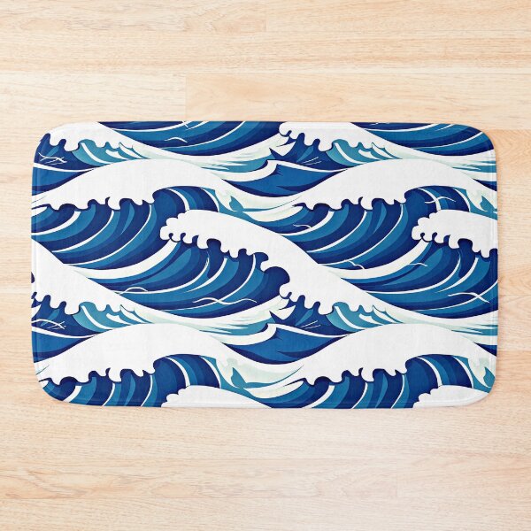 Item preview, Japanese Ocean Waves With White Seafoam Vintage Art designed and sold by DEC02.