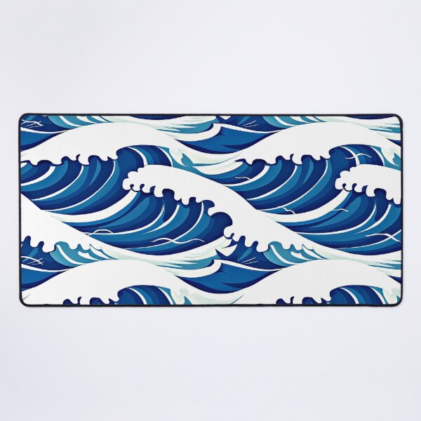 Item preview, Japanese Ocean Waves With White Seafoam Vintage Art designed and sold by DEC02.