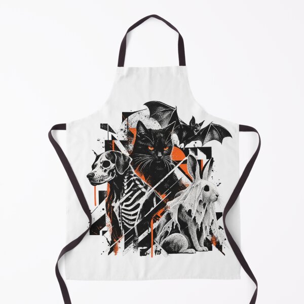Item preview, Gothic Spooky Animals Dark Geometric Streetwear Art designed and sold by zzz888.