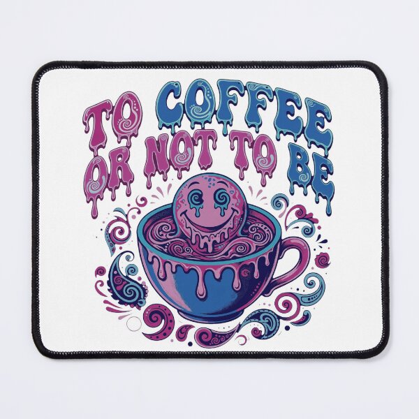 Artikelvorschau, Retro-neon, abgefahrene, psychedelische Kaffeetasse entworfen und verkauft von Tininai.