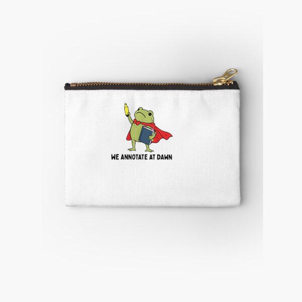 Item preview, We Annotate At Dawn English Teacher Funny Frog Reader designed and sold by LASTIQUE-dd.