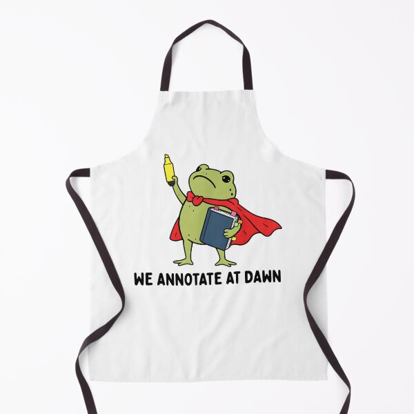 Item preview, We Annotate At Dawn English Teacher Funny Frog Reader designed and sold by LASTIQUE-dd.