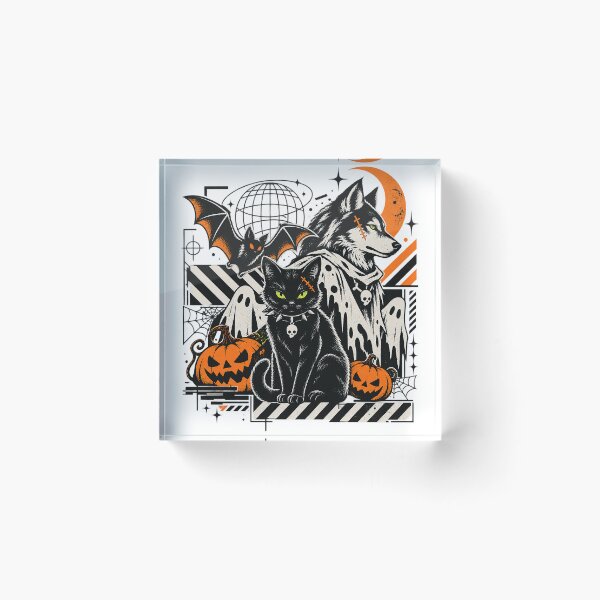 Item preview, Cyber Gothic Spooky Squad Halloween Beast Poster designed and sold by zzz888.