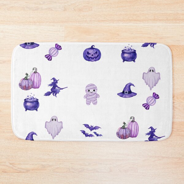 Item preview, Watercolor Spooky Purple Halloween  designed and sold by silviaol.