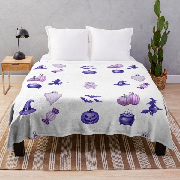 Item preview, Watercolor Spooky Purple Halloween designed and sold by silviaol.