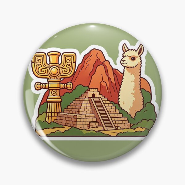 Item preview, Andean treasure, with ruins and a beautiful alpaca designed and sold by mixoubraw.