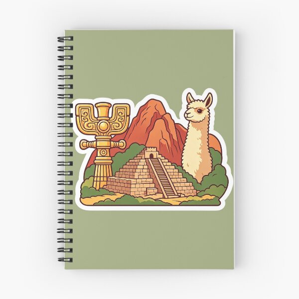 Item preview, Andean treasure, with ruins and a beautiful alpaca designed and sold by mixoubraw.