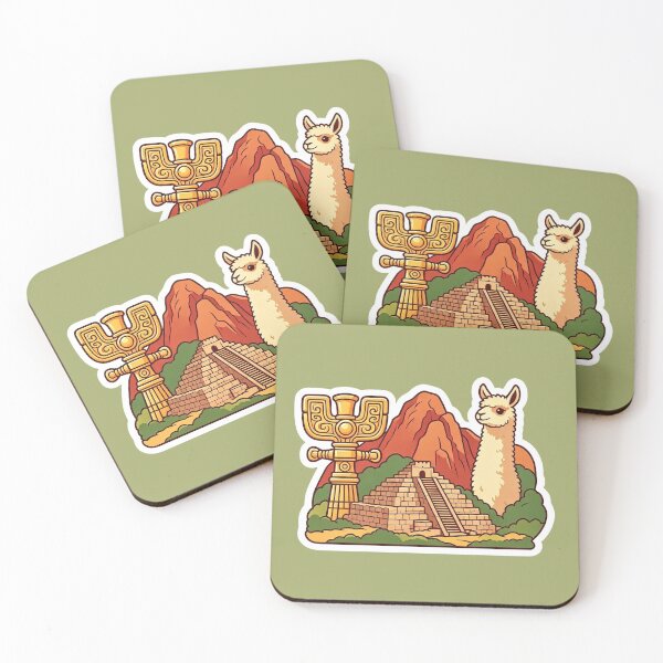 Item preview, Andean treasure, with ruins and a beautiful alpaca designed and sold by mixoubraw.