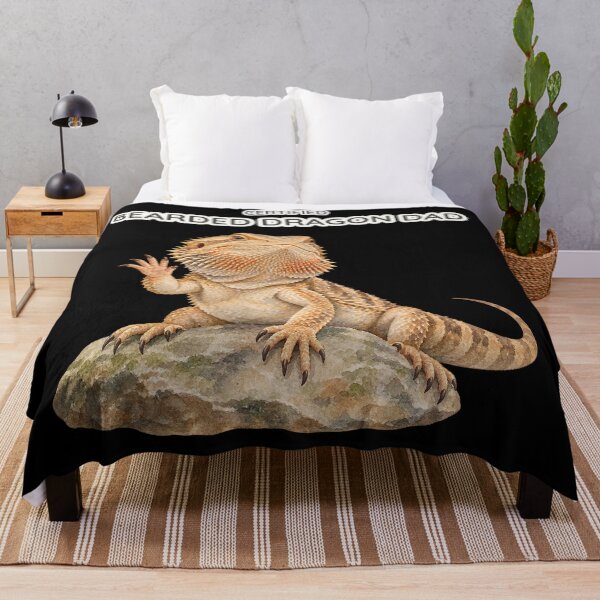 Item preview, Certified Bearded Dragon Dad Funny Watercolor Reptile designed and sold by Ela-graphicwiz.