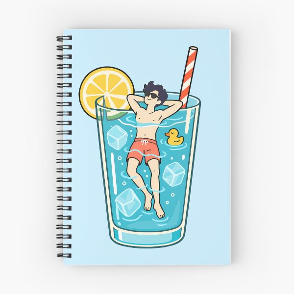 Item preview, Goodbye Summer Surreal Drink with Swimmer and Duck designed and sold by karamram.