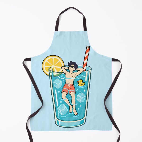 Item preview, Goodbye Summer Surreal Drink with Swimmer and Duck designed and sold by karamram.