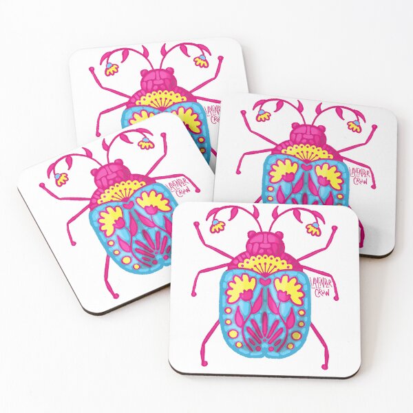 Item preview, Subtle Pansexual Pride Beetle designed and sold by Lavender Crow YYC.
