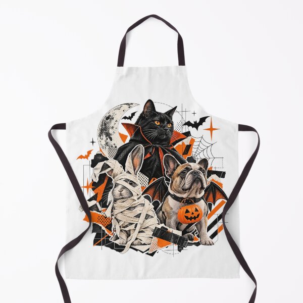 Item preview, Halloween Pets Costume Squad Mixed Media Collage designed and sold by zzz888.