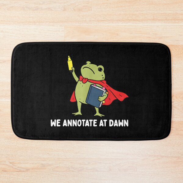 Item preview, We Annotate At Dawn English Teacher Funny Frog Reader designed and sold by LASTIQUE-dd.