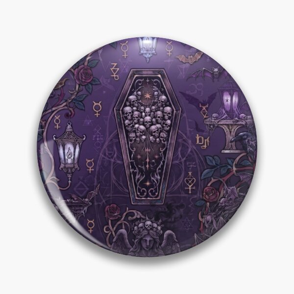Item preview, Gothic Victorian Occult Candelabra & Raven Dark Purple designed and sold by VØDUM® STORE.
