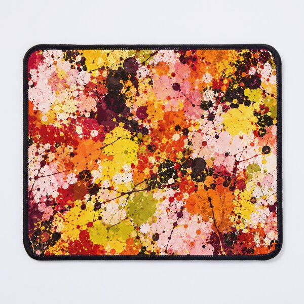 Item preview, Autumn Harvest Splatter Action Abstract Art designed and sold by THE SPLATTERED HAUS BY SAGE BANKS.