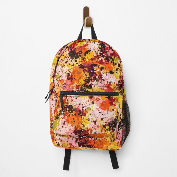 Item preview, Autumn Harvest Splatter Action Abstract Art designed and sold by THE SPLATTERED HAUS BY SAGE BANKS.