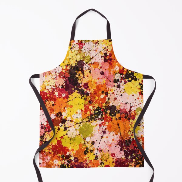 Item preview, Autumn Harvest Splatter Action Abstract Art designed and sold by THE SPLATTERED HAUS BY SAGE BANKS.