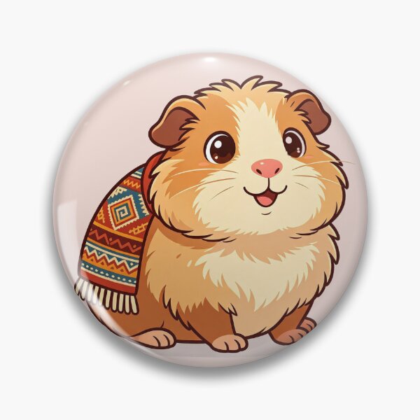 Item preview, guinea pig with Andean blanket designed and sold by mixoubraw.