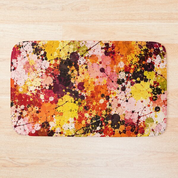 Item preview, Autumn Harvest Splatter Action Abstract Art designed and sold by THE SPLATTERED HAUS BY SAGE BANKS.