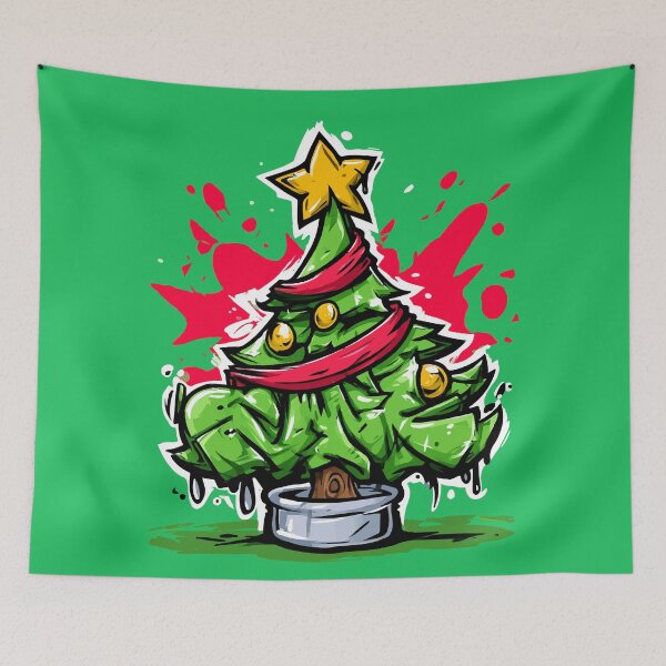 Item preview, Paint Splash Christmas Tree Sweater Design designed and sold by RichardRags.