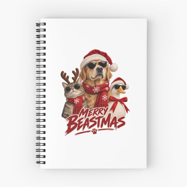 Item preview, Merry Beastmas Cool Christmas Pets with Sunglasses designed and sold by zzz888.