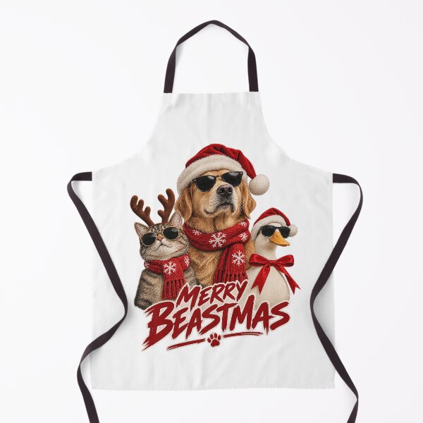 Item preview, Merry Beastmas Cool Christmas Pets with Sunglasses designed and sold by zzz888.