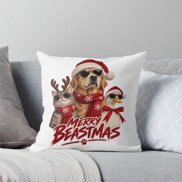Item preview, Merry Beastmas Cool Christmas Pets with Sunglasses designed and sold by zzz888.