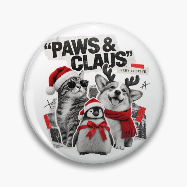 Item preview, Paws and Claus Cool Christmas Pets Collage designed and sold by zzz888.