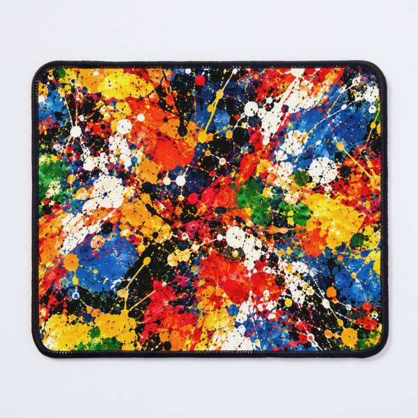 Item preview, Explosive Primary Spectrum Splatter Action Abstract Art designed and sold by THE SPLATTERED HAUS BY SAGE BANKS.