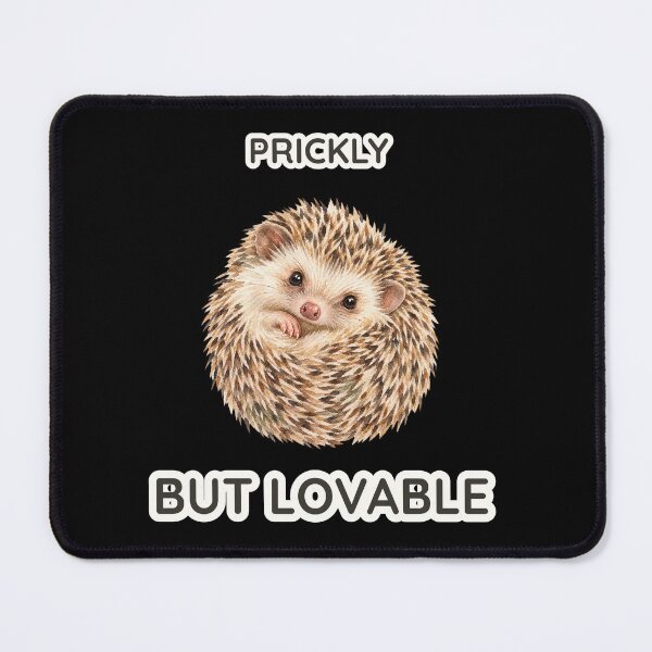 Item preview, Prickly But Lovable Funny Hedgehog Watercolor designed and sold by Ela-graphicwiz.