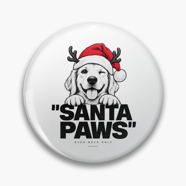 Item preview, Santa Paws Winking Christmas Puppy Streetwear Poster designed and sold by zzz888.