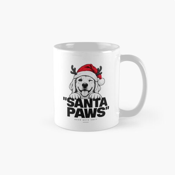 Item preview, Santa Paws Winking Christmas Puppy Streetwear Poster designed and sold by zzz888.