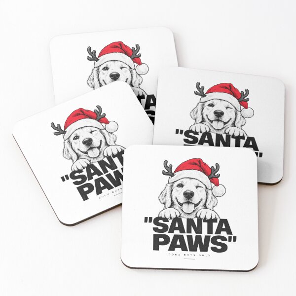 Item preview, Santa Paws Winking Christmas Puppy Streetwear Poster designed and sold by zzz888.