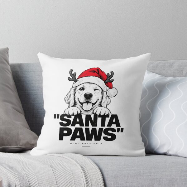 Item preview, Santa Paws Winking Christmas Puppy Streetwear Poster designed and sold by zzz888.