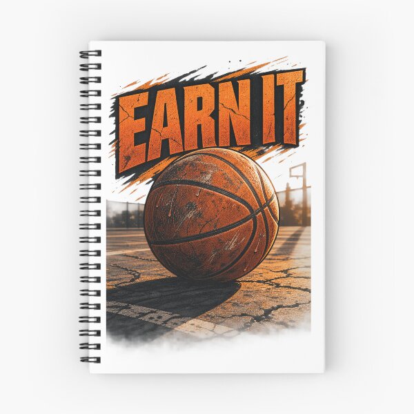 Item preview, Earn It - Basketball Motivational Art designed and sold by GameTime-Gear.