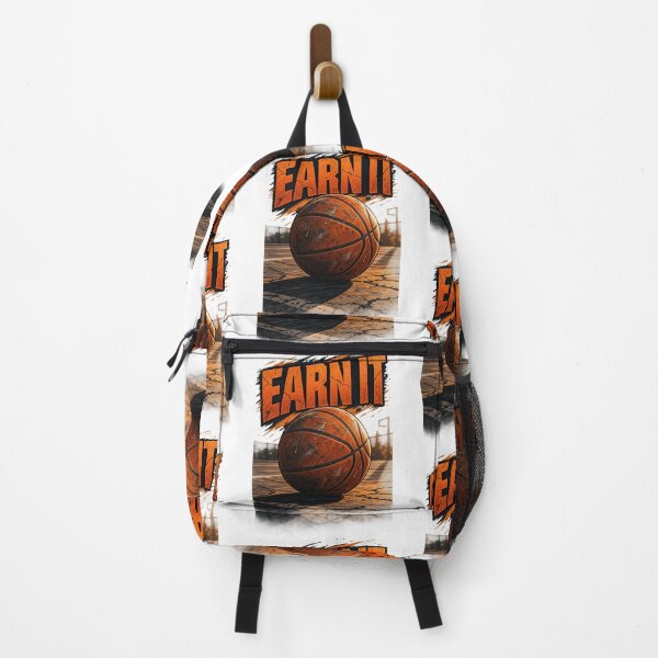 Item preview, Earn It - Basketball Motivational Art designed and sold by GameTime-Gear.