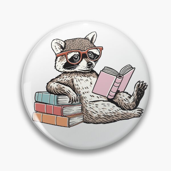 Artikelvorschau, reading raccoon entworfen und verkauft von kennaplate.