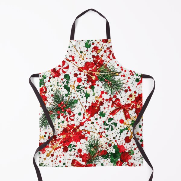 Item preview, Holiday Peppermint and Pine Splatter Mixed Media Art designed and sold by THE SPLATTERED HAUS BY SAGE BANKS.