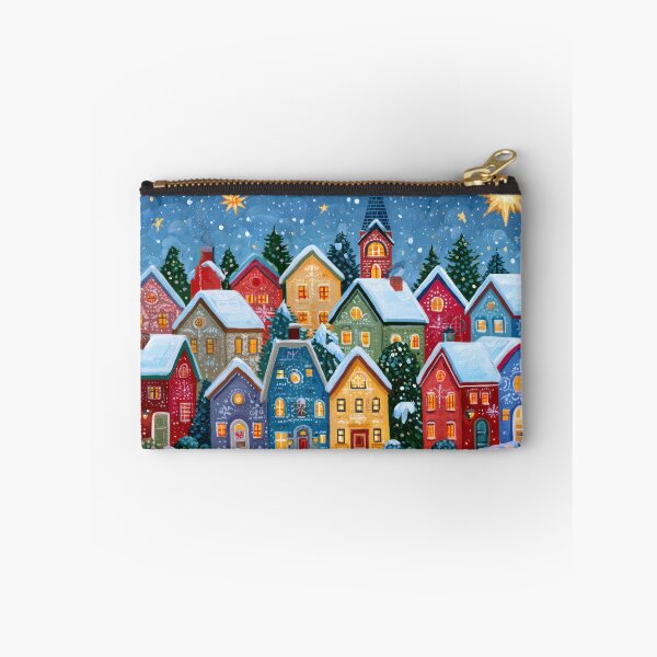 Item preview, Stars Above the Winter Village designed and sold by NeoNebulaArt.